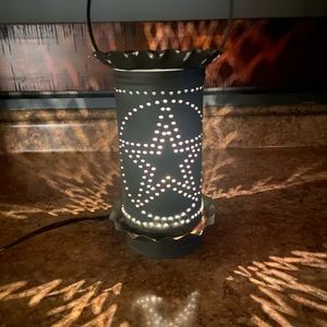 Rustic Punched Star Wax Warmer